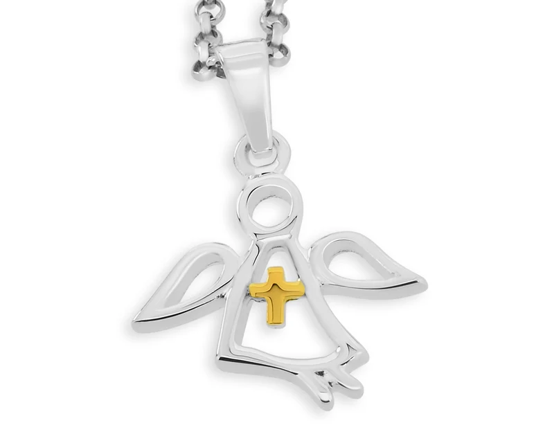 TAUFKETTE ENGEL 925 SILBER SCHUTZENGEL SCHMUCK TAUFSCHMUCK GESCHENK PATENKIND TAUFE