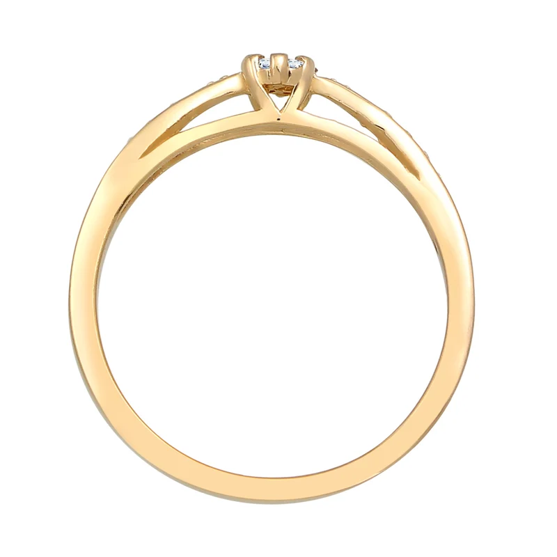 Verlobungsring | Diamant ( Weiß, 0,085 ct )