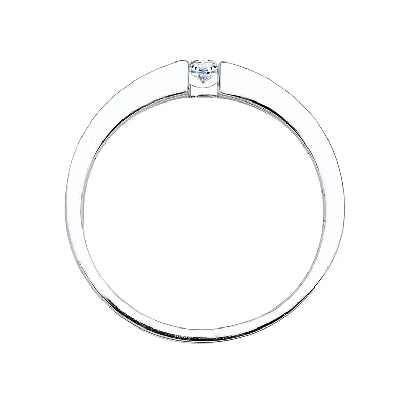 Solitär-Ring | Diamant (Weiß, 0.06 ct.)