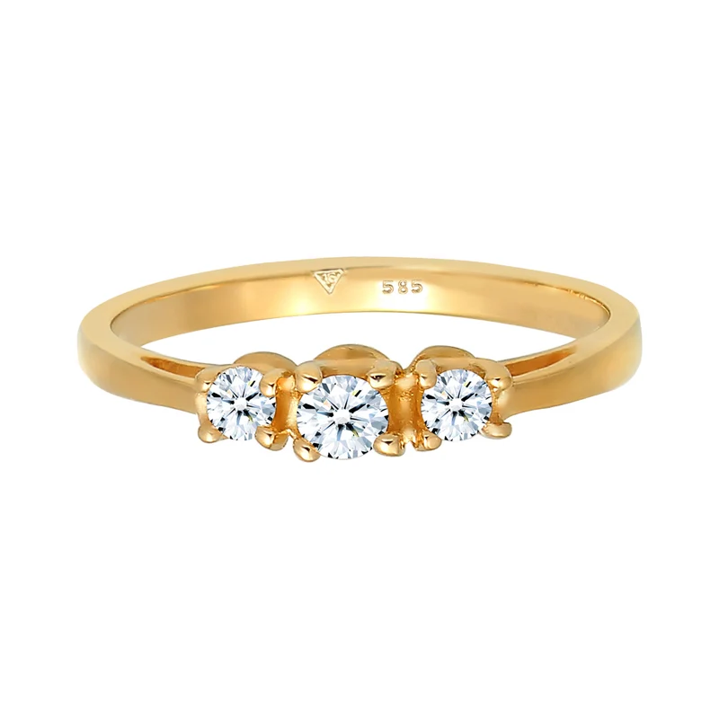 Verlobungsring | Diamant ( Weiß, 0,23 ct )