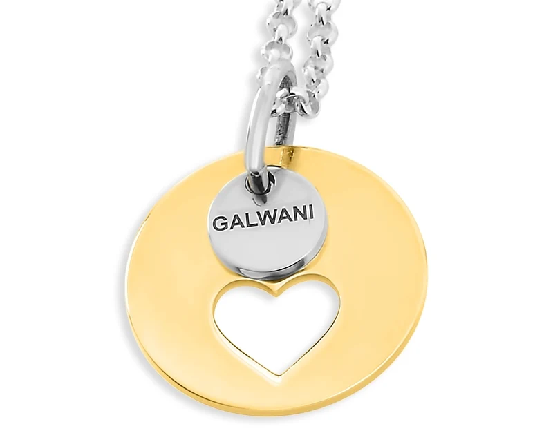 LUCKY COINS VON GALWANI, KETTE MIT GLÜCKSMÜNZE, COIN MIT HERZ, TAUFGESCHENK