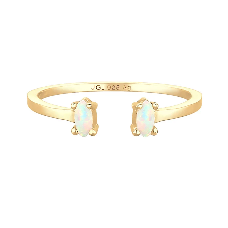 Ring | Opal ( Weiß )