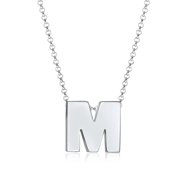 Halskette Buchstabe M