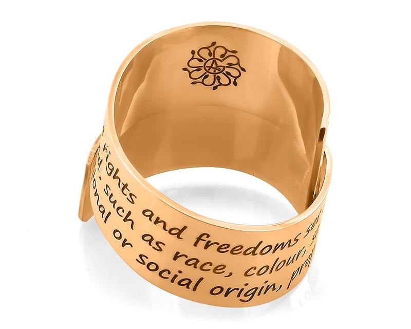 HUMANITY RING, MENSCHENRECHTE, HUMAN RIGHTS, DESIGNER SCHMUCK VON GALWANI