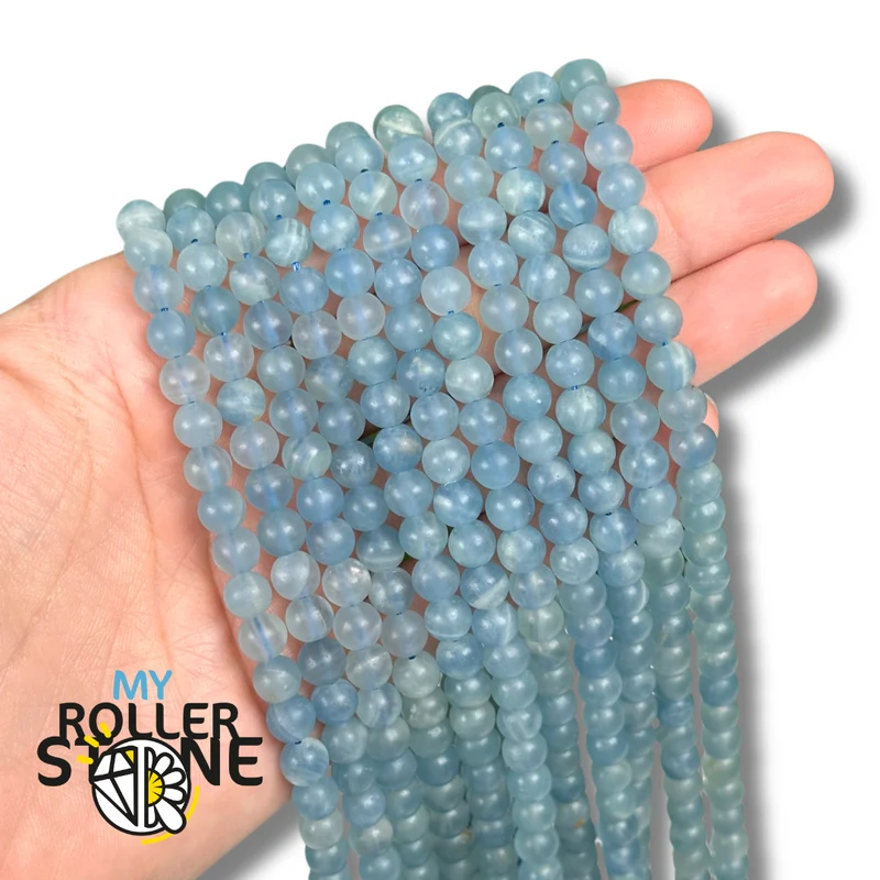 3A Blaue Calcitperlen