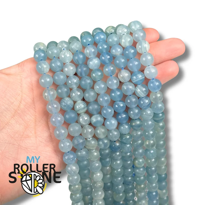 3A Blaue Calcitperlen