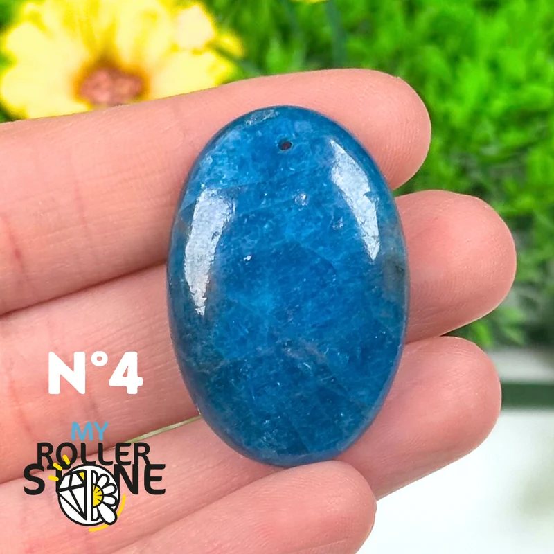 5A Blauer Apatit-Anhänger