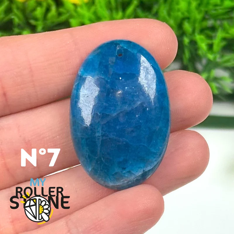 5A Blauer Apatit-Anhänger