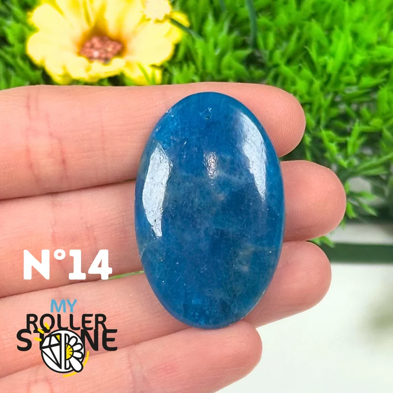 5A Blauer Apatit-Anhänger