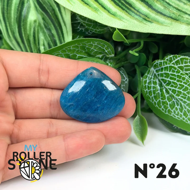 5A Blauer Apatit-Anhänger