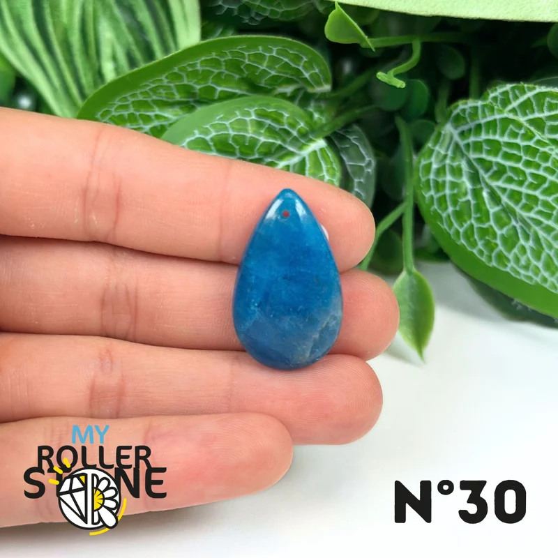 5A Blauer Apatit-Anhänger