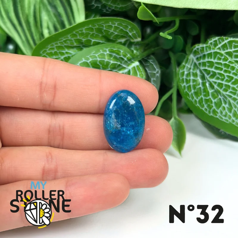 5A Blauer Apatit-Anhänger