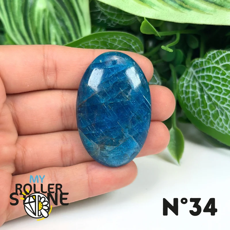 5A Blauer Apatit-Anhänger
