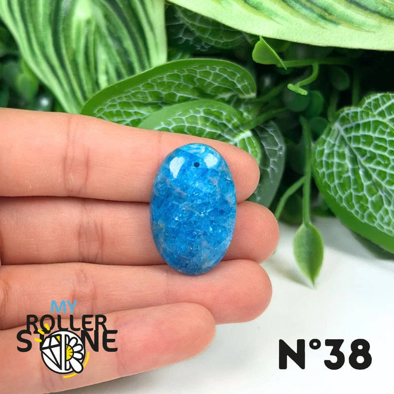 5A Blauer Apatit-Anhänger