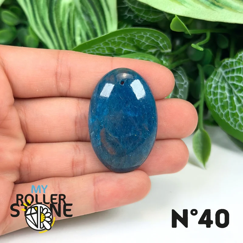 5A Blauer Apatit-Anhänger