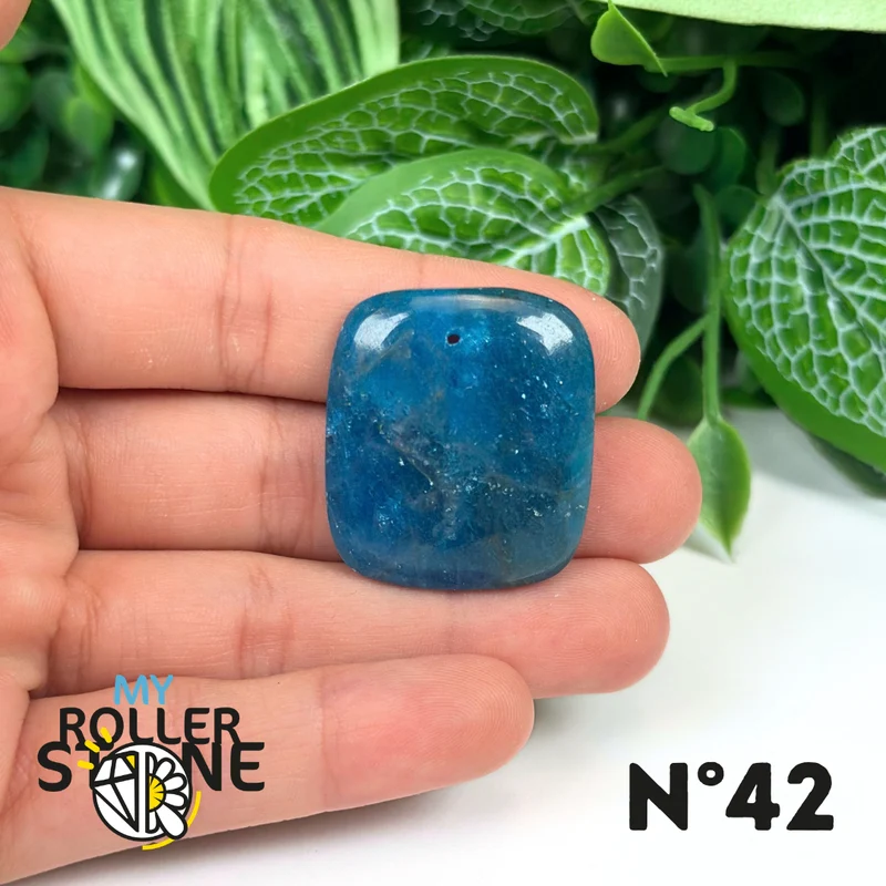 5A Blauer Apatit-Anhänger