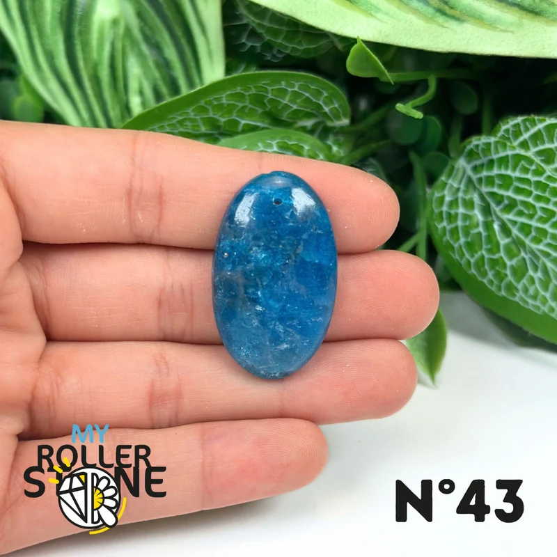 5A Blauer Apatit-Anhänger