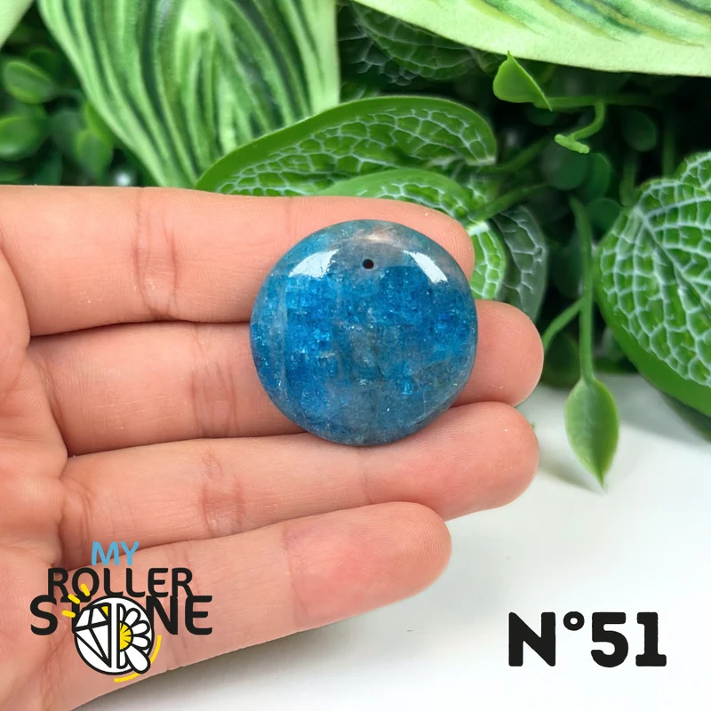 5A Blauer Apatit-Anhänger