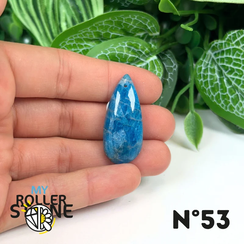 5A Blauer Apatit-Anhänger