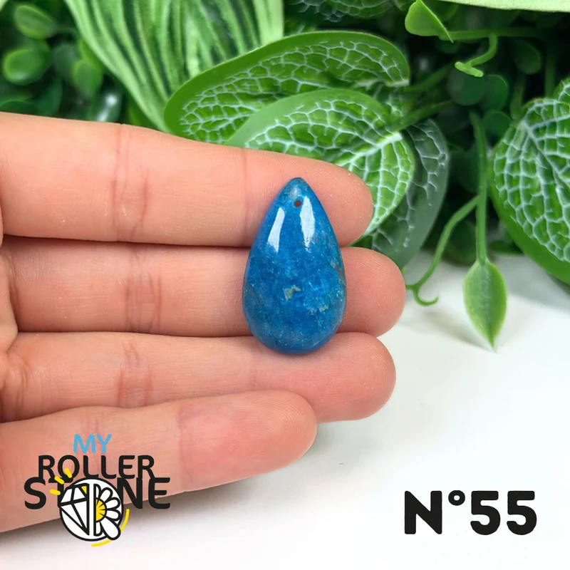 5A Blauer Apatit-Anhänger