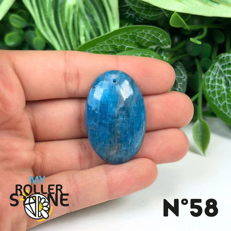 5A Blauer Apatit-Anhänger