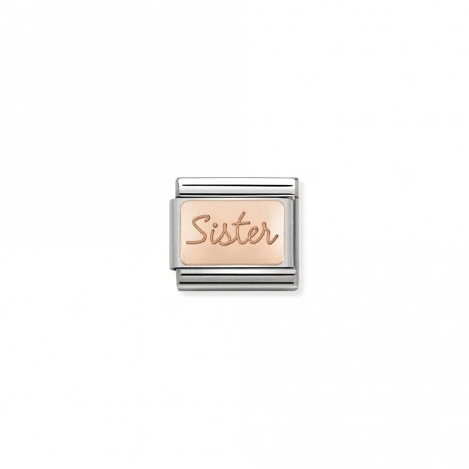 Classic Rose Gold Sister Friends & Family Charms