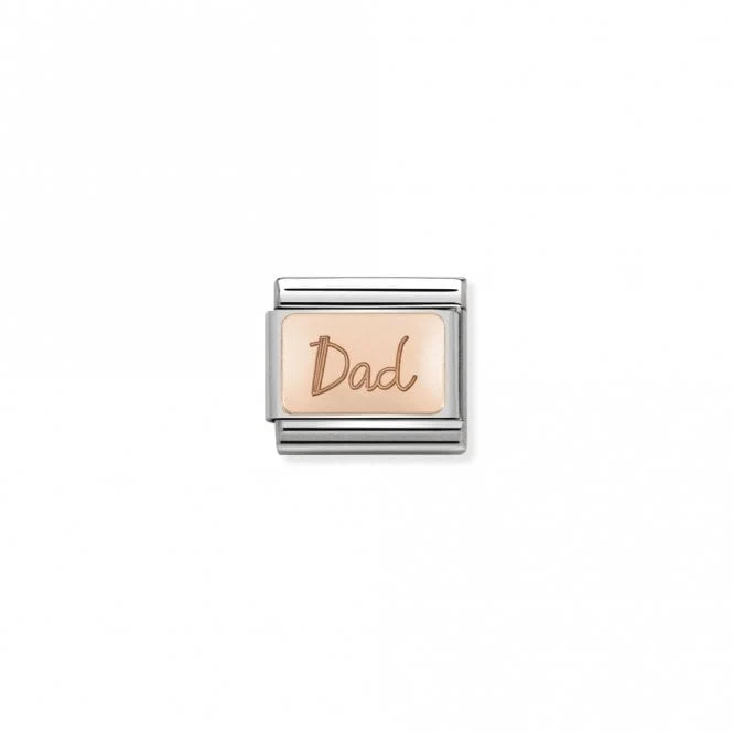 Classic Rose Gold Dad Friends & Family Charms