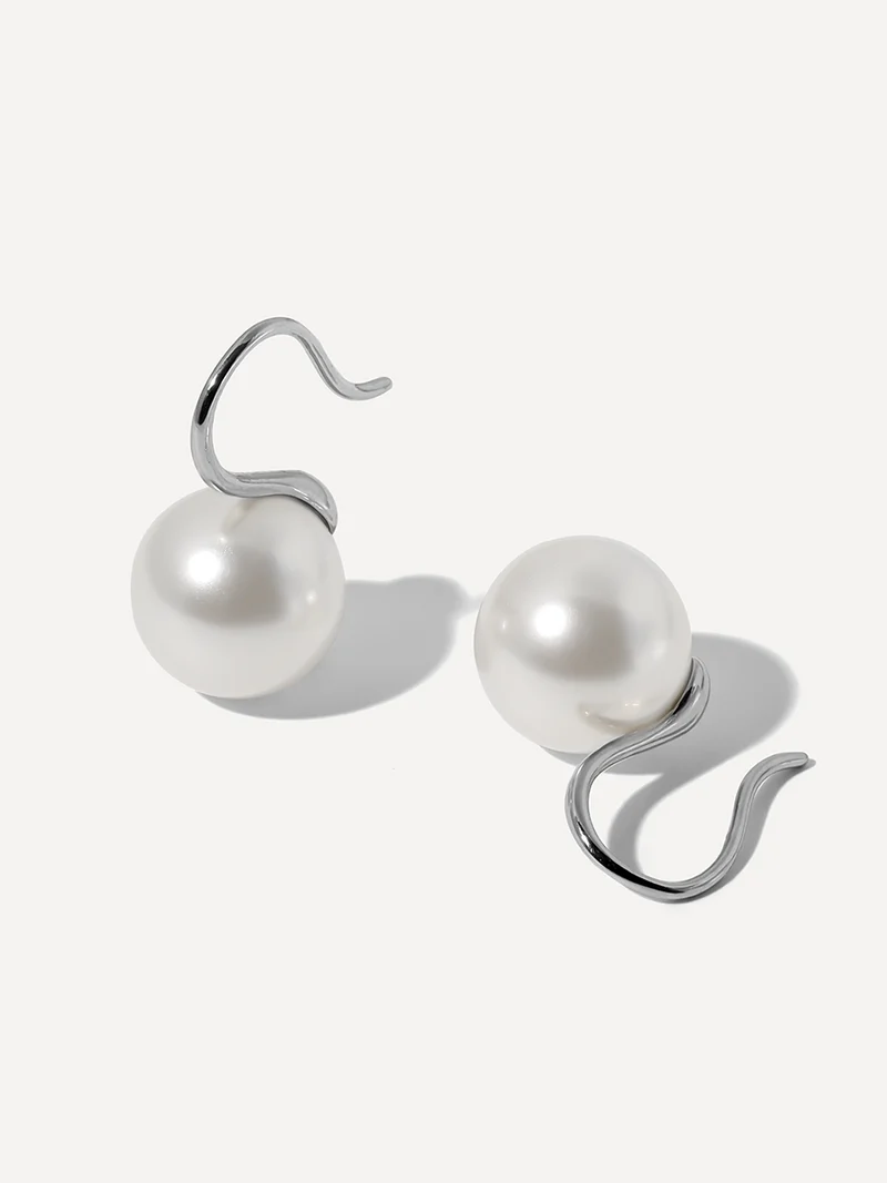 Sway Pearl White Ohrringe