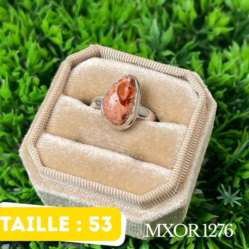 Mexikanischer Opal-Silberring #MXOR 1276