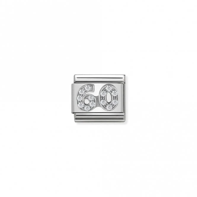 Classic Silver 60 Number Charms