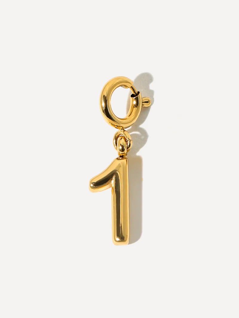 Classic Number Ketten-Charms