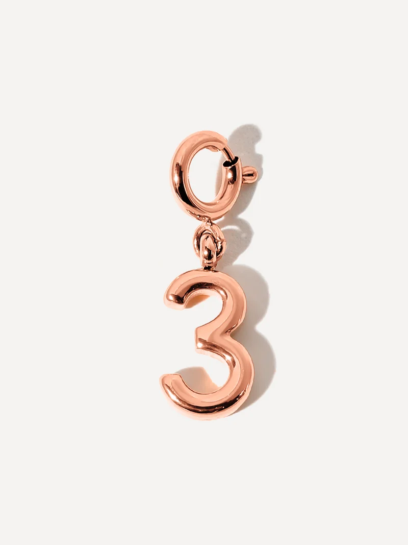Classic Number Ketten-Charms