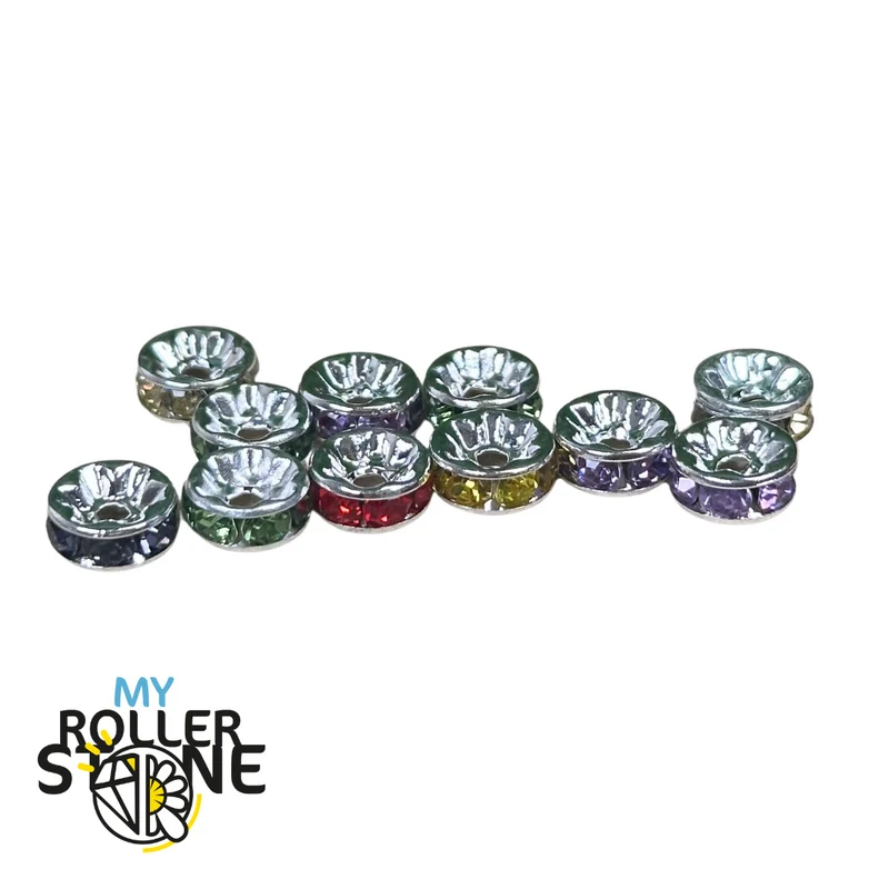 8 mm Strass-Unterlegscheiben-Abstandshalter
