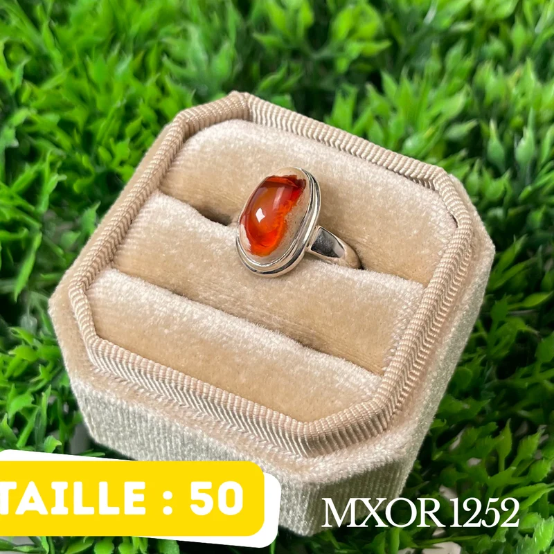 Mexikanischer Opal-Silberring #MXOR 1252