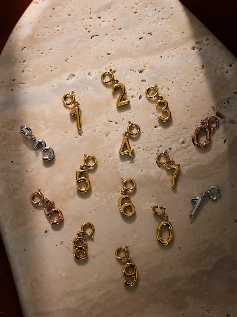 Classic Number Ketten-Charms Bundle