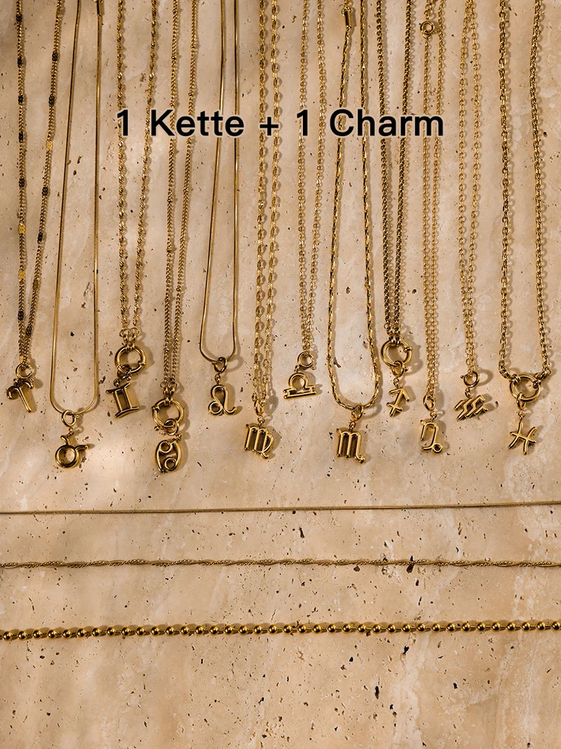 Classic Zodiac Ketten-Charms Bundle