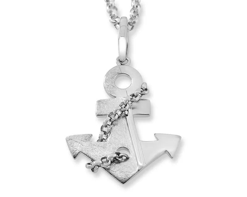 HERREN KETTE SEEMANN DESIGNER SCHMUCK MARITIM ANKER KETTE SEGLER MATROSE