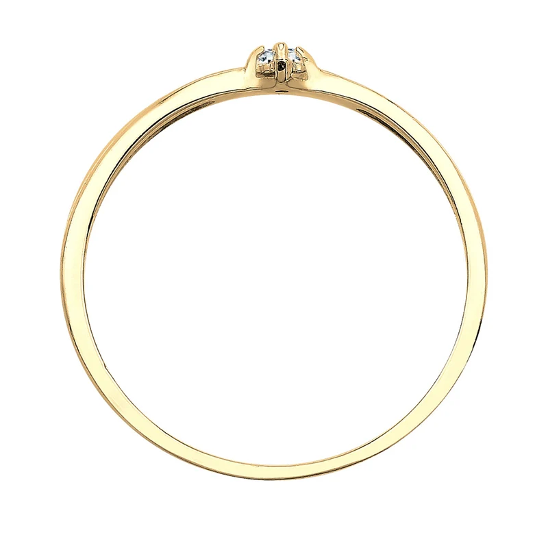Verlobungsring | Diamant ( Weiß, 0,03 ct )