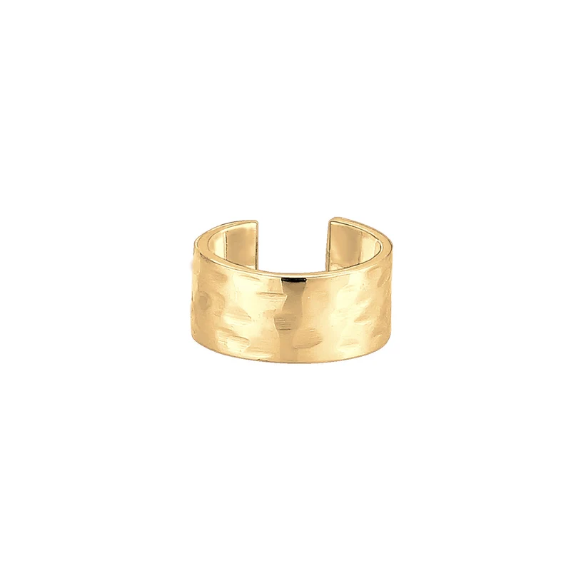 Single Earcuff gehämmerter