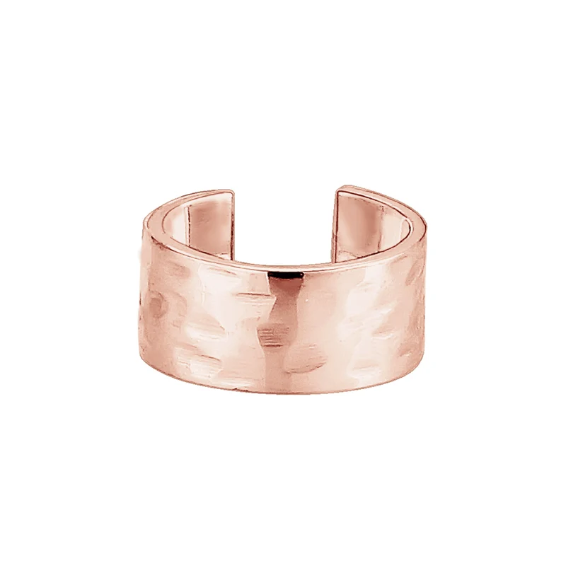 Single Earcuff gehämmerter