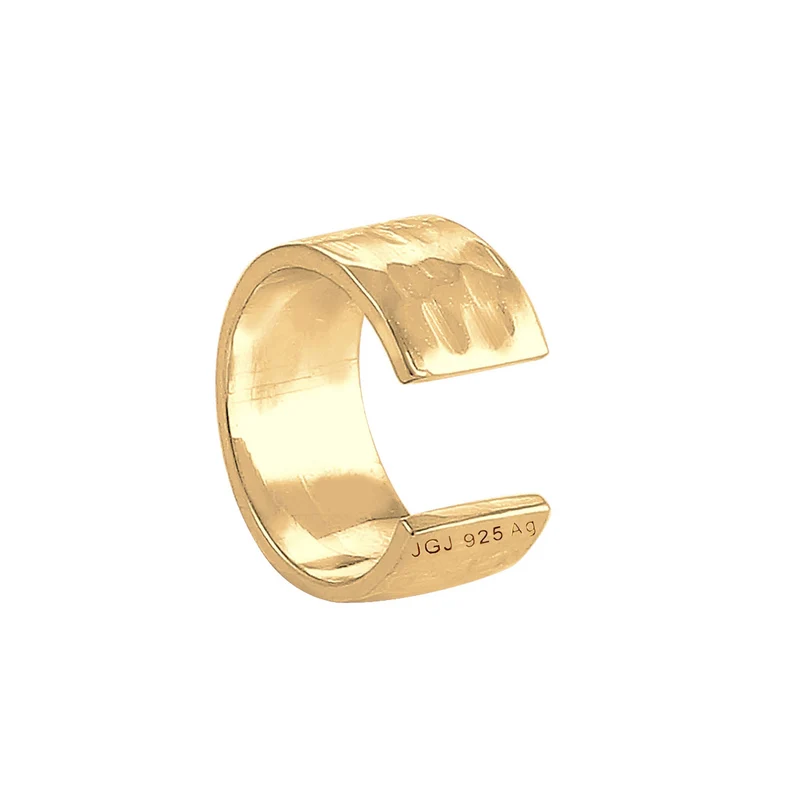 Single Earcuff gehämmerter