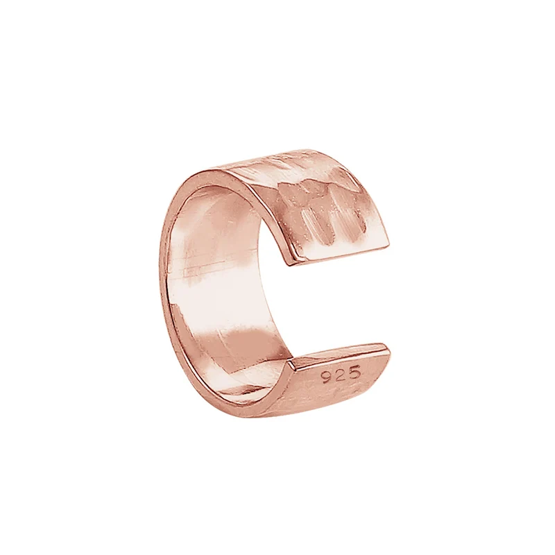Single Earcuff gehämmerter