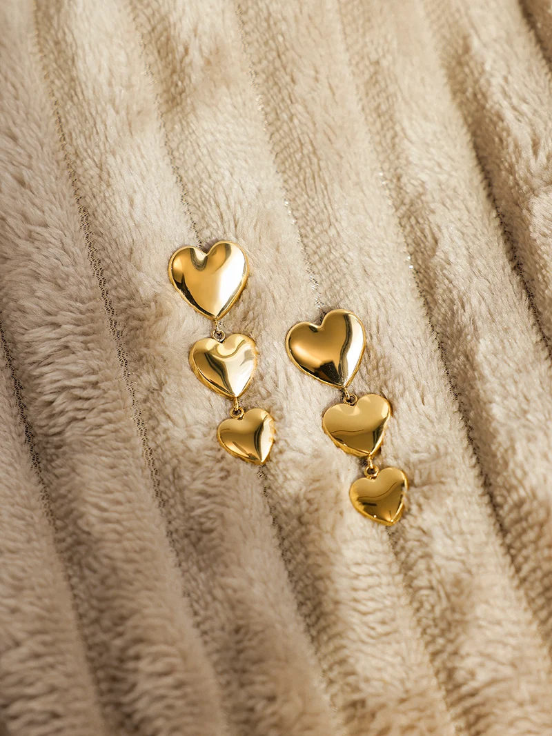 Modern Heart Ohrringe