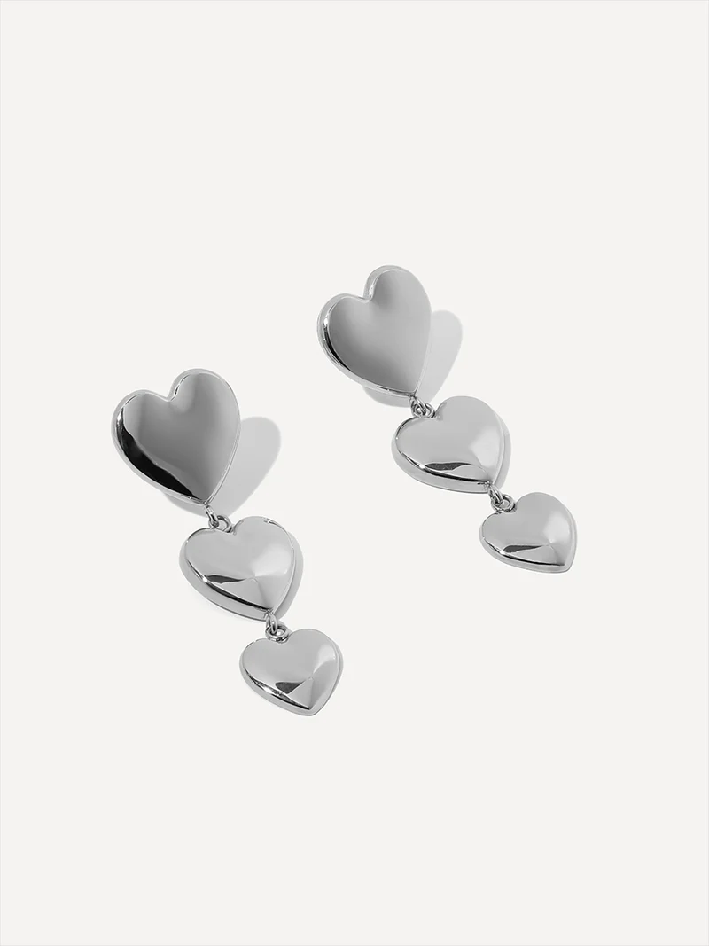 Modern Heart Ohrringe