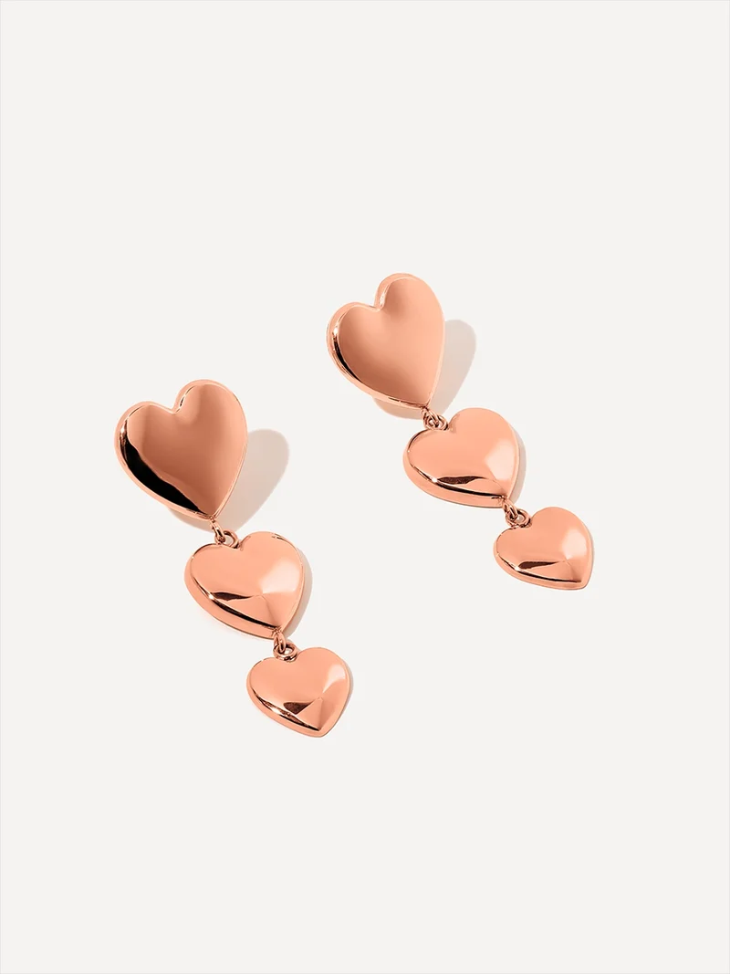 Modern Heart Ohrringe