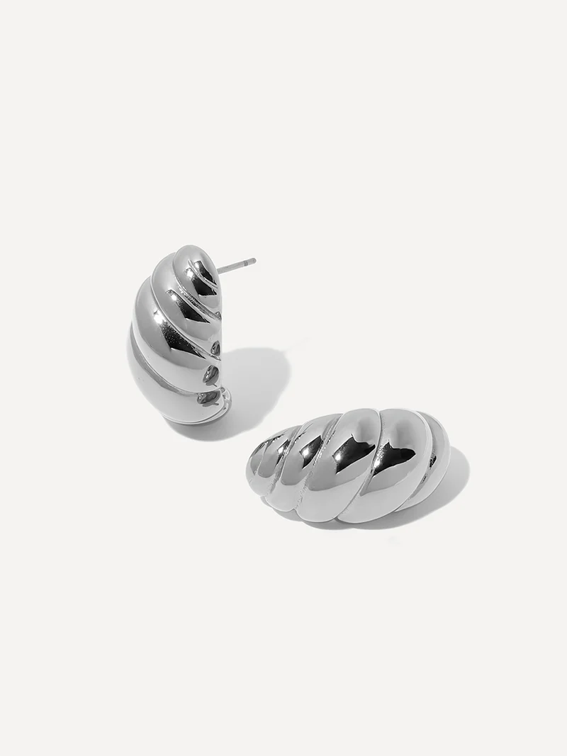 Twisted Croissant Ohrringe