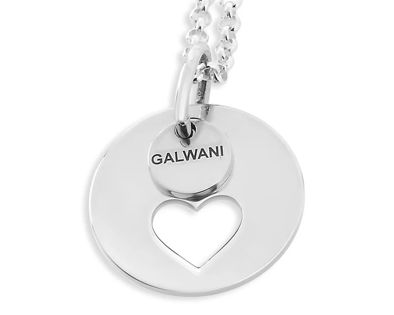 GALWANI LUCKY COIN MIT HERZ, DAMENSCHMUCK, MÜNZANHÄNGER