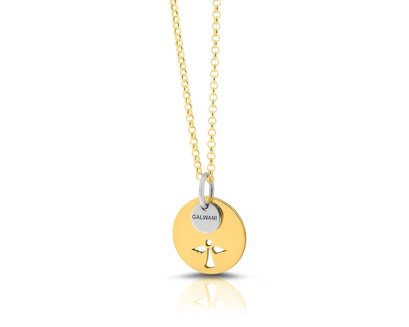 GALWANI LUCKY COIN, GLÜCKSANHÄNGER, DAMEN SCHMUCK, SCHUTZENGEL TAUFE