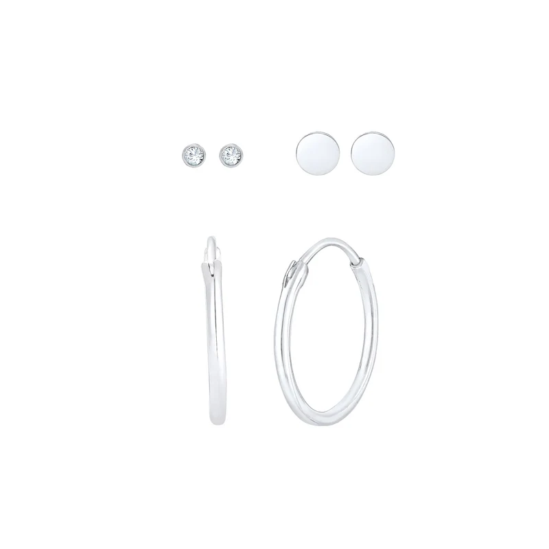 Ohrringset | Mit Kristallen von Swarovski® (Weiß)