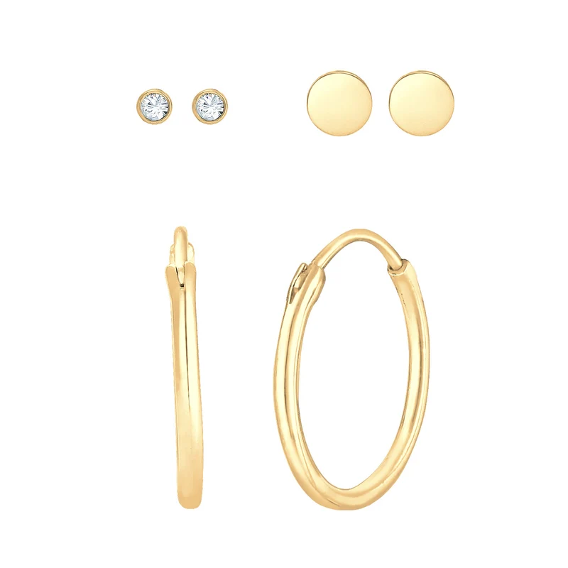 Ohrringset | Mit Kristallen von Swarovski® (Weiß)